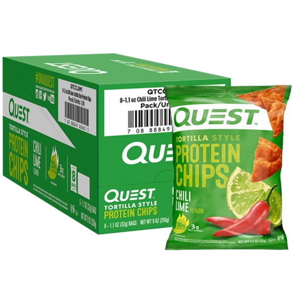 Quest Nutrition Chili Lime Tortilla Style Protein Chips Review