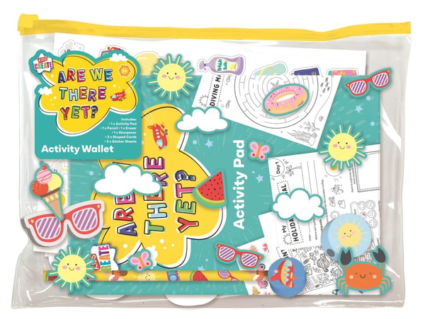 Quickdraw Supplies Are We There Yet Kids Travel Activity Wallet Set Reviews