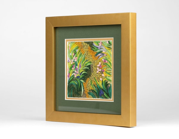 Quilling Card The Path through the Irises Review