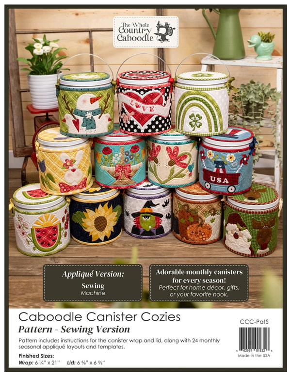 Quilting Books Caboodle Canister Cozies Pattern Review