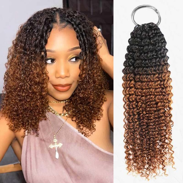QVR Crochet Hair Small Kinky Curly Human Hair Extension Review