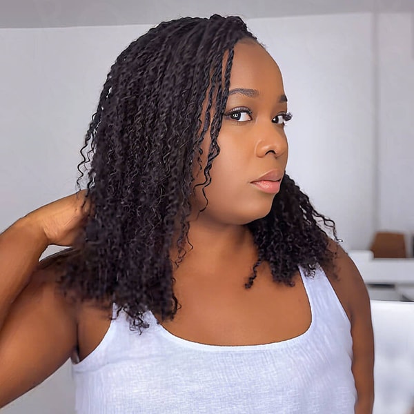 QVR Natural Black Afro Kinky Bulk Hair Extensions Review