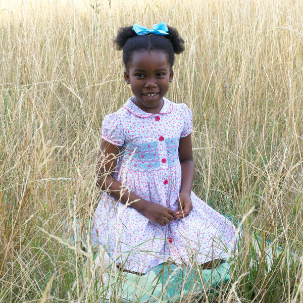 Rachel Riley Floral Smocked Button-Front Dress Review