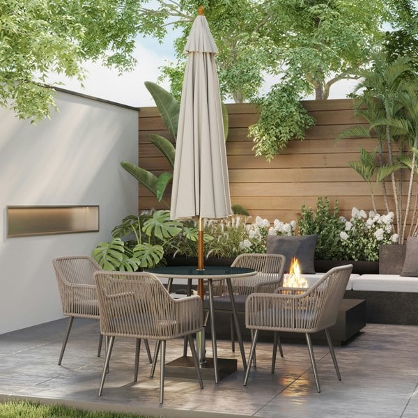 Rackhams Outsunny Rattan Dining Set Reviews