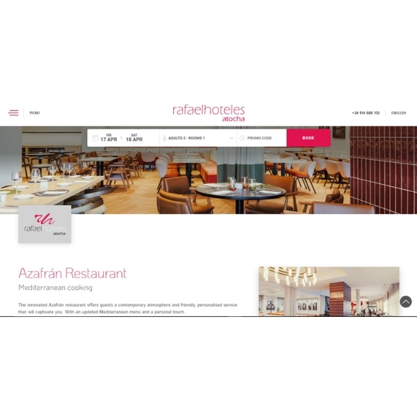 Rafael Hoteles Azafr&aacute;n Restaurant Review