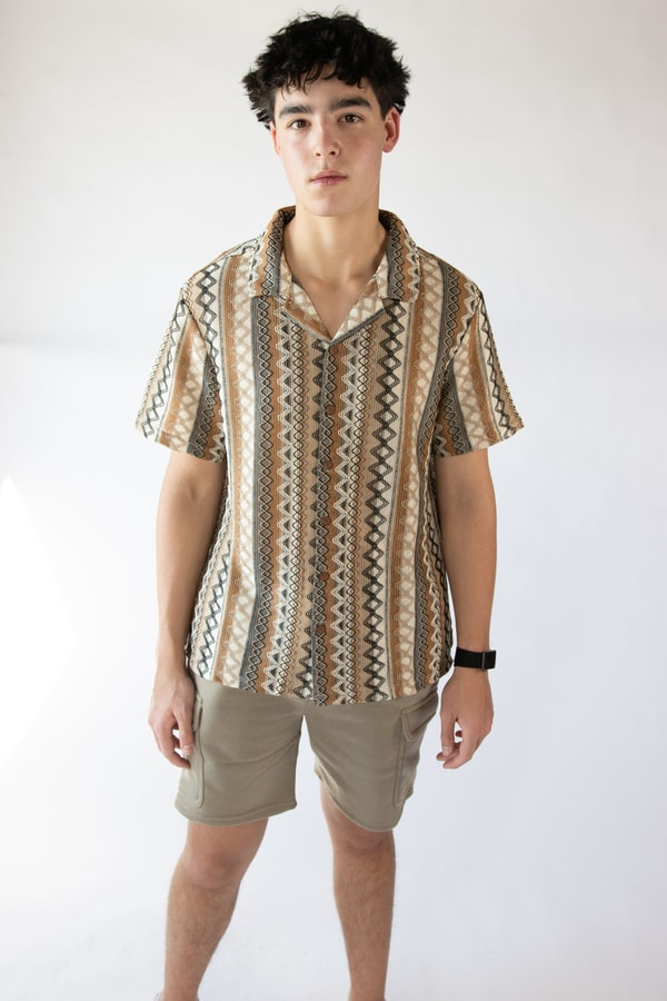 Ragstock Zig Zag Woven Button Up Shirt Review