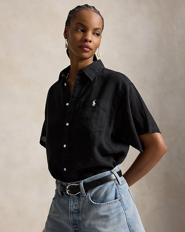Ralph Lauren Chemise lin manches courtes Avis