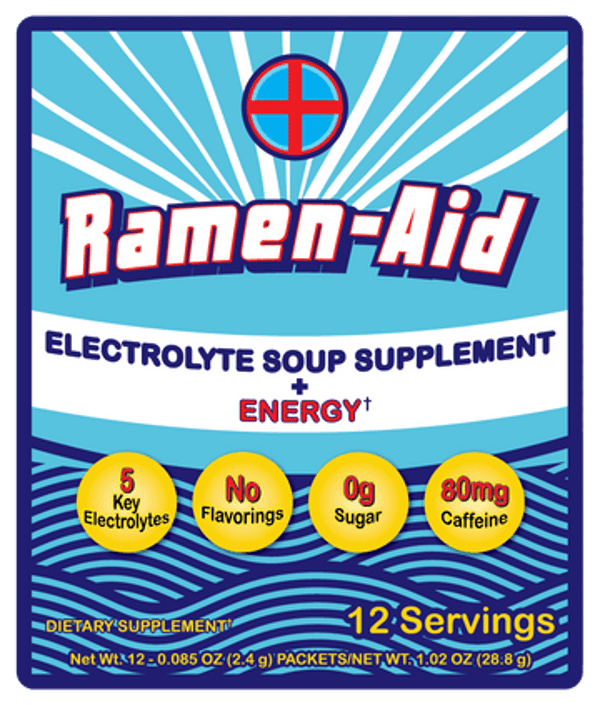 Ramen-Aid Electrolyte Soup Supplement Energy Review