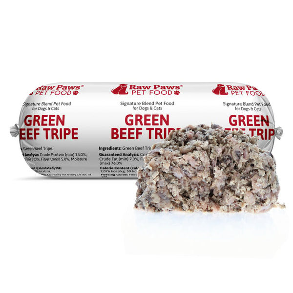 Raw Paws Pet Food Signature Green Beef Tripe Review