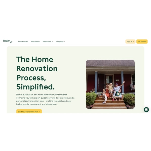 Realm Home Renovation Platform Works