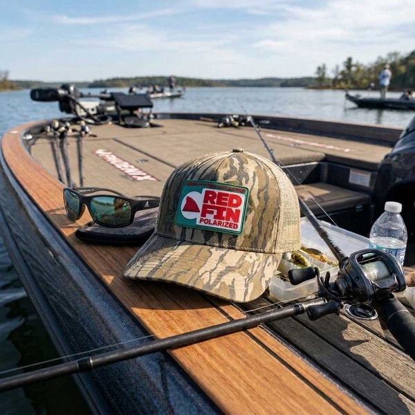 RedFin Polarized Rubber Patch Hat Review