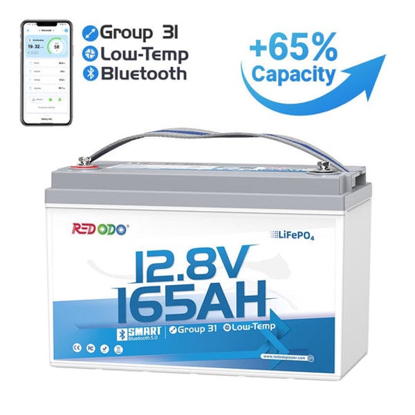 Redodo Power 12V 165Ah Group 31 Bluetooth Lithium Battery Review