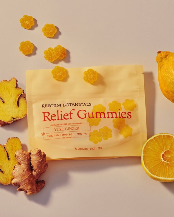 Reform Botanicals Relief Full Spectrum CBD + CBG Yuzu Ginger Gummies Review