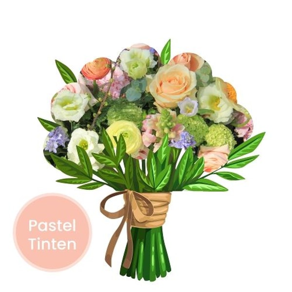 Regiobloemist Pastel Verrassingsboeket Beoordeling