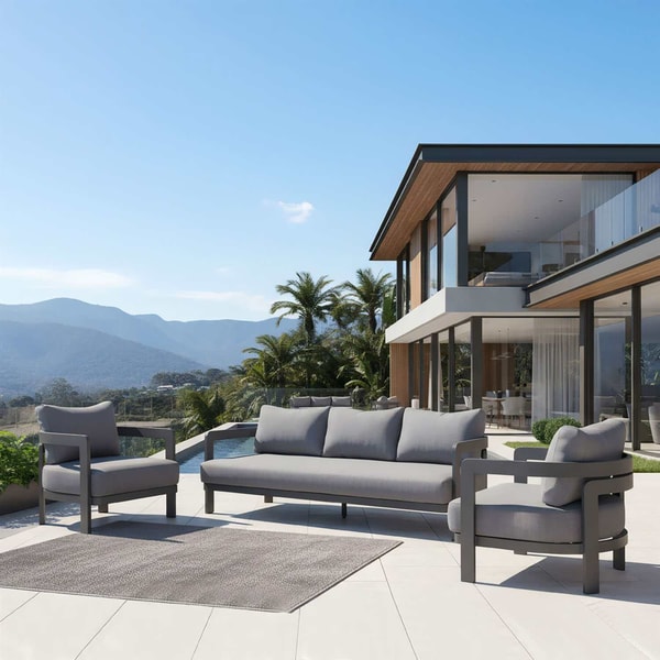 Remarkable Outdoor Living Tampa 5 Seater Aluminium Outdoor Lounge Review