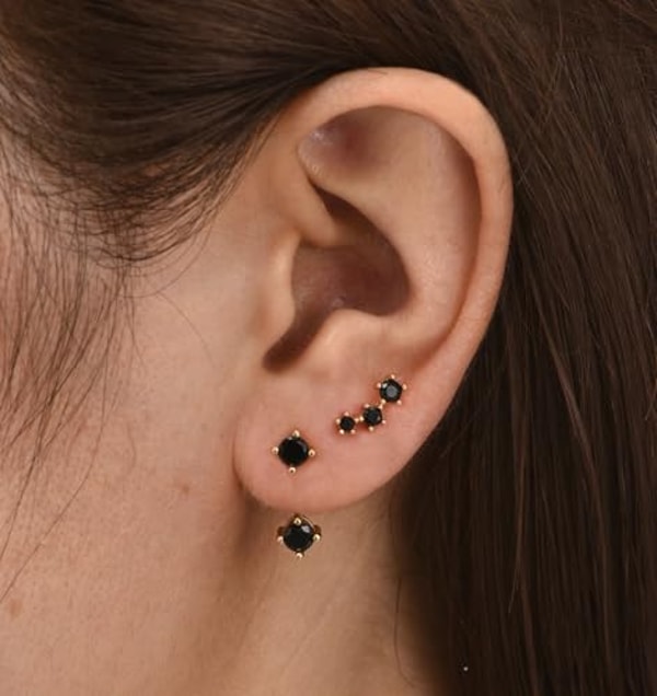 Remolox 14K Gold Plated Stud Earrings Set Reviews