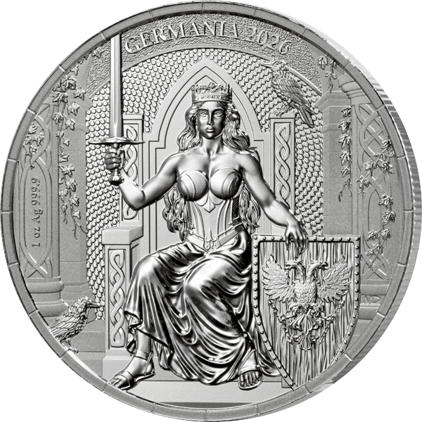 Reppa 1 Unze Silber Germania Mint Mark 2026 Bewertung