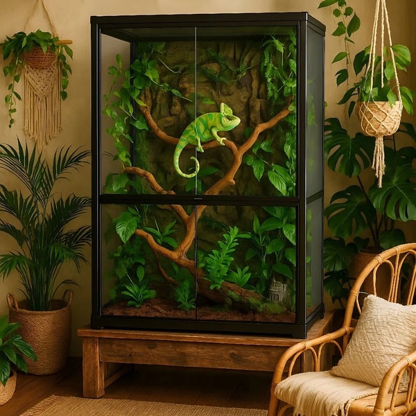 REPTI ZOO 135 Gallon Reptile Terrarium Review