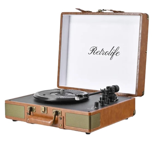 Retrolife R601 Vintage Dual Bluetooth Suitcase Record Player Review