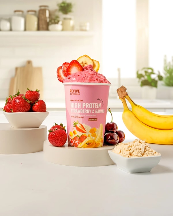 Revive Superfoods High Protein Strawberry Banana Review