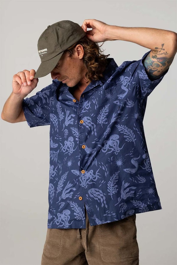 REVOLVR Menswear Dylan Printed SS Ocean Folk/Galactic Reviews