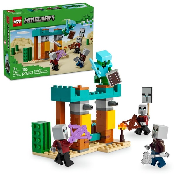 Ri Happy LEGO Minecraft A Patrulha de Illagers no Deserto Review