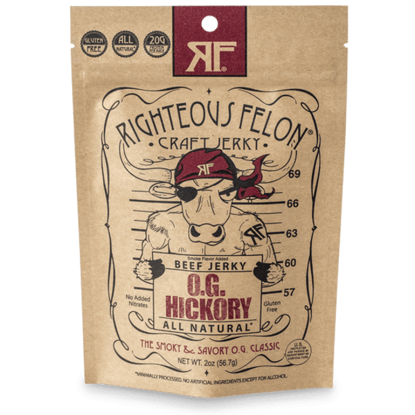 Righteous Felon O.G. Hickory Beef Jerky Review