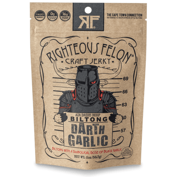 Righteous Felon Darth Garlic Biltong Review