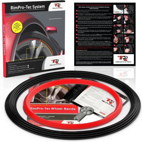 RimPro-Tec Wheel Bands Full Car Wheel & Rim Protectors Kit x 4 Reviews