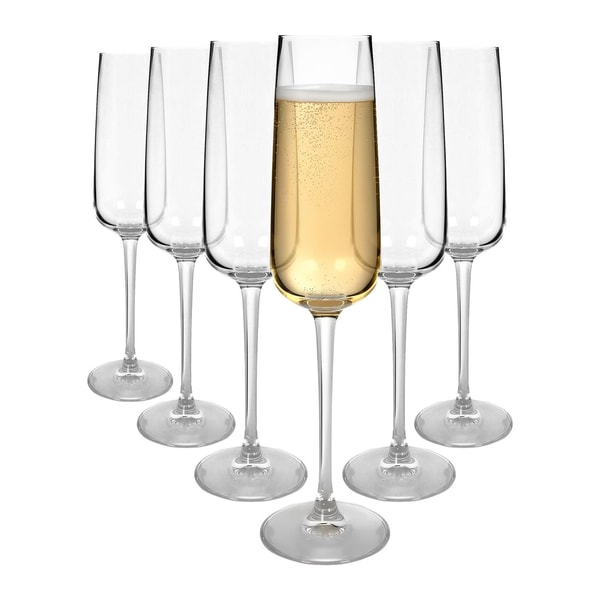 Rinkit 230ml Knightsbridge Crystal Champagne Flutes Review