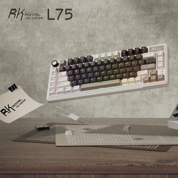 RK Royal Kludge L75 75% Wireless Mechanical Keyboard Review