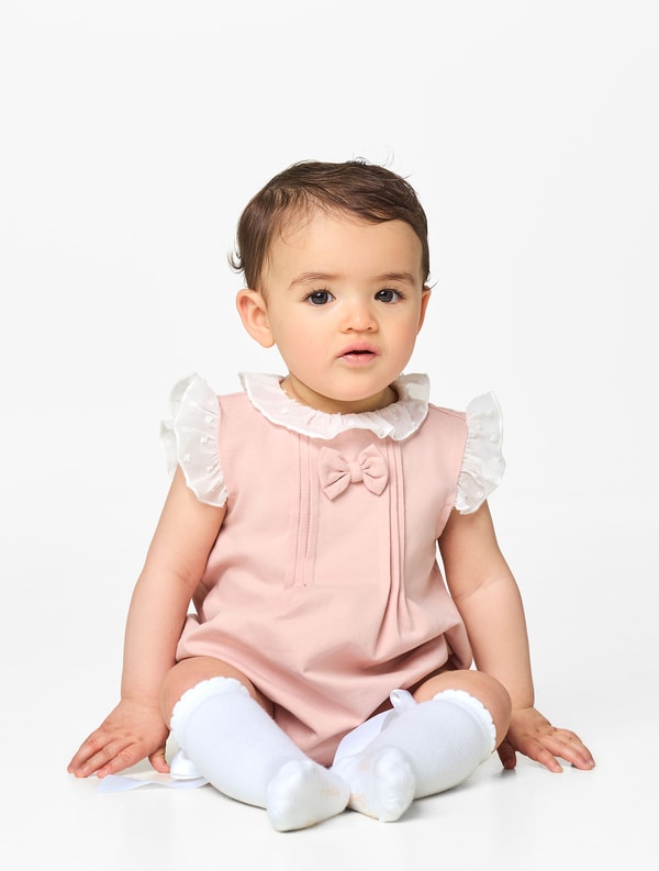 Roco Clothing Baby Girls Pink Babygrow - Gigi Review