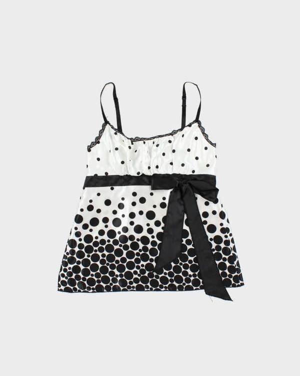 ROKIT Vintage Y2k 2000s Heart Soul Spotty Polka Dot Satin Cami Top Review