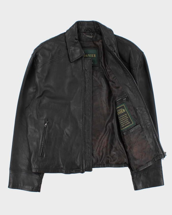 ROKIT Vintage 1990s Danier Calfskin Leather Collared Cafe Racer Moto Jacket Review