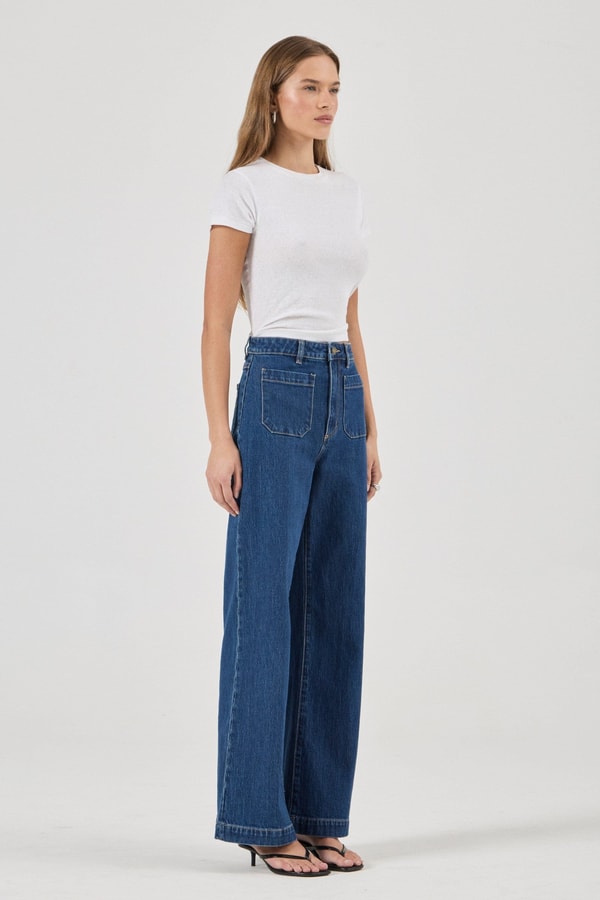 Rolla's Jeans Sailor Jean Long Eco Ruby Blue Review