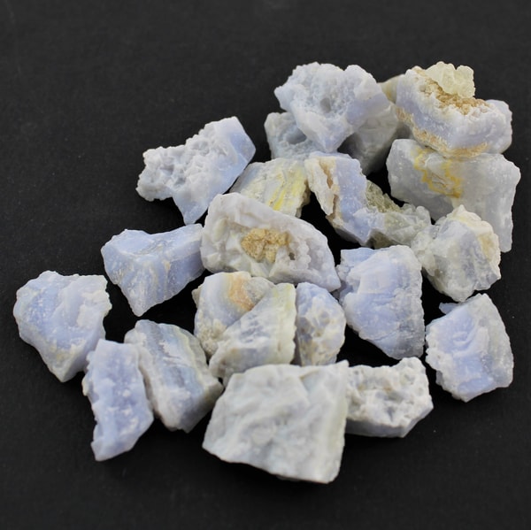 Minerale Vivo Blue Chalcedony Natural Rough Stone Recensione