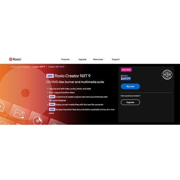 Roxio Creator NXT 9 Review
