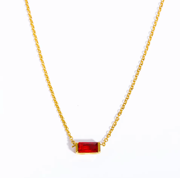 Salted Avenue Birthstone Necklace Review