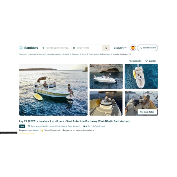 SamBoat Key Largo 22 Rese&ntilde;a