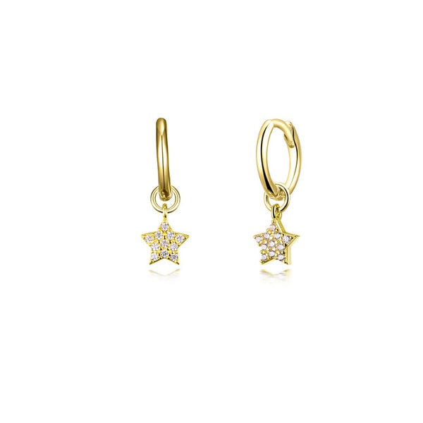 Samfa Style Tiny Star Charm Huggies Review