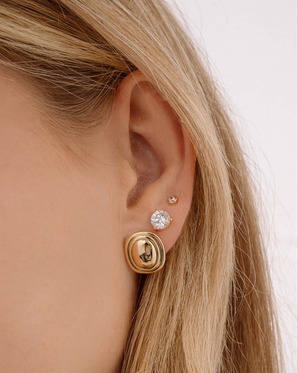 Sami Jewels Oval Statement Stud Earrings Reviews