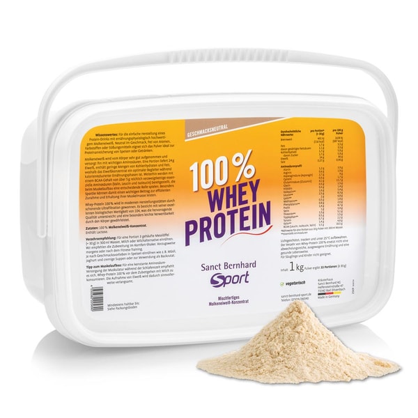 Sanct Bernhard Sport Whey-Protein 100 % Review