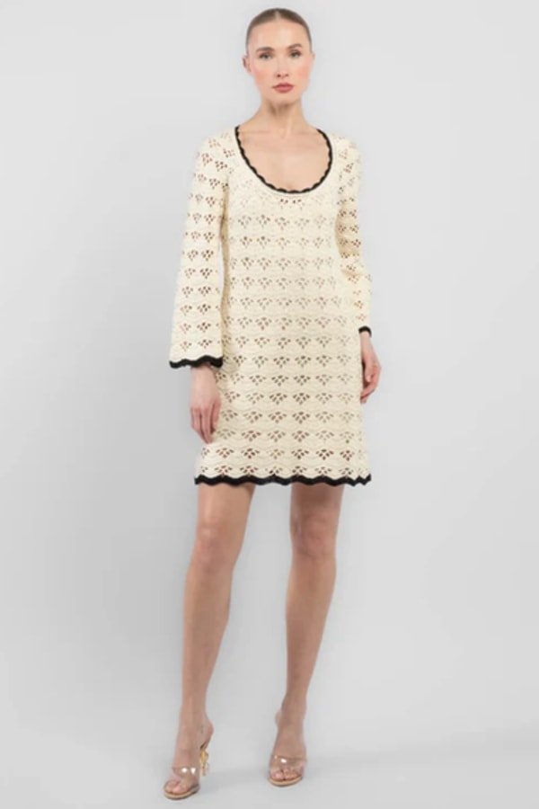 Sand Dollar Dubai Rhiannon Scoop Neck Crochet Dress Review
