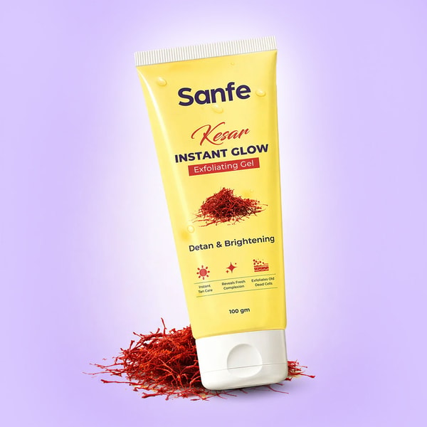 Sanfe Kesar Instant Glow Exfoliating Gel समीक्षा