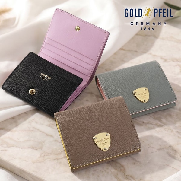 Sankyo Shokai GOLD PFEIL 本革 二つ折り 財布 ボックス型小銭入れ レディース バイカラー レビュー