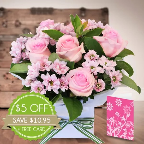 Sarah's Flowers Pastel Pink with Card Special Review
