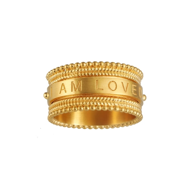 Satya Jewelry Loving Mantra Spinning Ring Reviews