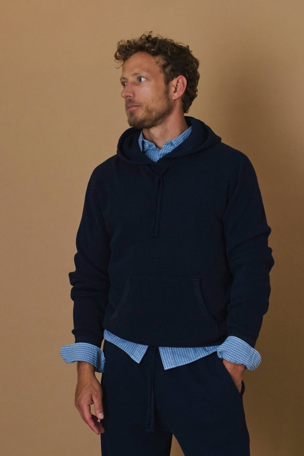 Save Khaki United Waffle Pullover Hoodie Review