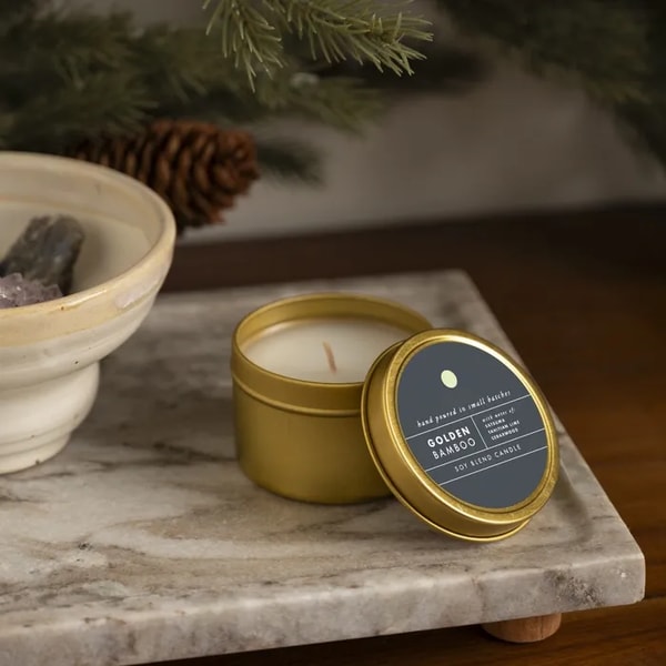 SCENTAIR Golden Bamboo Tin Candle Reviews