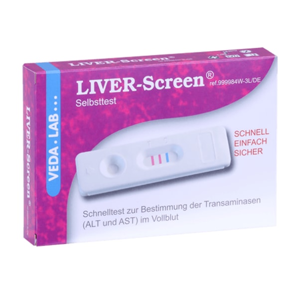 Schnelltest-Check LIVER-Screen Selbsttest Bewertung